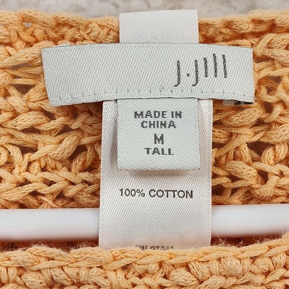 J.Jill Women's Knit Cotton Side Button Closure Sweater - Picture 3 of 6